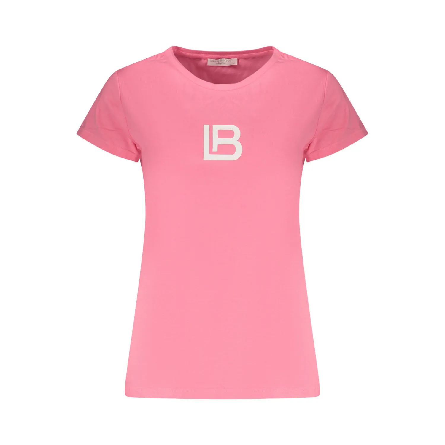 [BOA95003S_RSFUCSIA_L] LAURA BIAGIOTTI Ženska majica kratkih rukava (Roze)